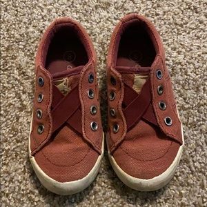 cat and jack red shoes size 8